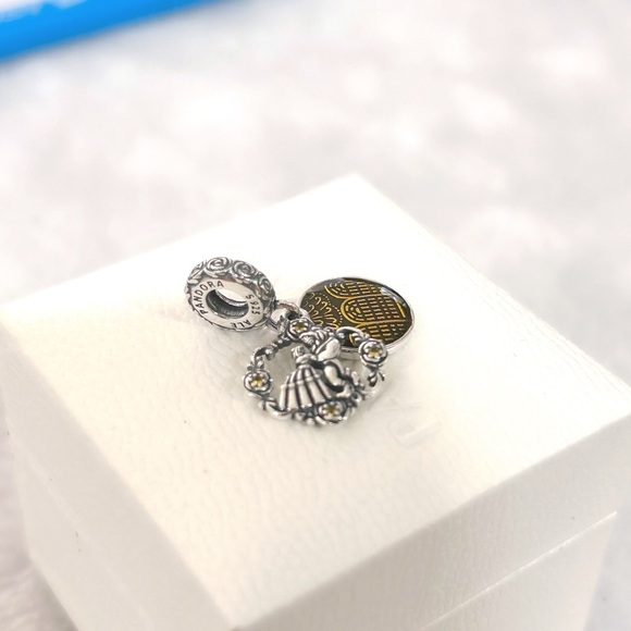 PANDORA Disney Beauty and the Beast Dancing Dangle Charm - Picture 6 of 7